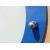 Bulaj płaski 323 mm niebieski szkło matowe nakrętki kołpakowe