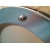 Bulaj tłoczony 350 mm inox szkło matowe bezpieczne nakrętki kołpakowe