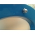 Bulaj tłoczony 350 mm niebieski szkło matowe nakrętki kołpakowe