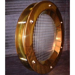 Bulaj tłoczony 350 mm złoty szkło zbrojone nakrętki wieńcowe